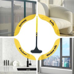 2 IN 1 Multifunctional Clean Brush Glass Brush Household Clean Dust Brush Window