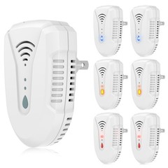 Bectine 2026 Upgraded Version Ultrasonic Pest Repeller 6 Pack Mouse Repellent