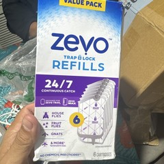Zevo Trap + Lock Refills Value Pack 6 Cartridges MPN ZEV-290071