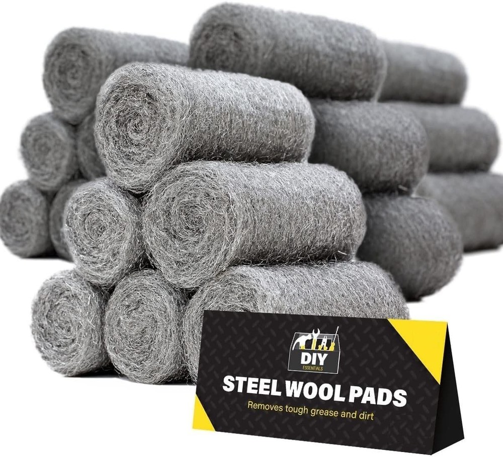 Steel Wool for Mice Control – 18 Pack Fine Grade Stainless Steel Wool for Fil…