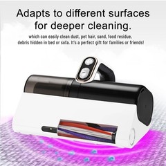 Powerful Mattress Vacuum 16Kpa Bed Mite Remover w/ UV-C Light 500W