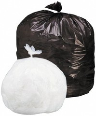 Ability One 33 Gal 1.22 mil Heavy-Duty Trash Bag 33″ Wide x 39″ High, Low-Den…
