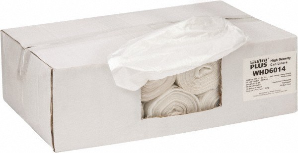 PRO-SOURCE 60 Gal 0.55 mil Household/Office Trash Bag 38″ Wide x 60″ High, Clear