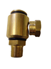 90° Swivel Hose Reel, Boom Swivel Brass 3/8 M x 3/8 F, 3000 PSI J.E. Adams