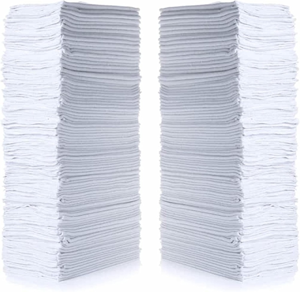 SIMPLI-MAGIC Cotton Wipes 14″ x 12″ (145 packs) (White)