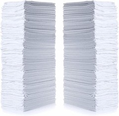 SIMPLI-MAGIC Cotton Wipes 14″ x 12″ (145 packs) (White)