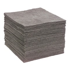 UNIVERSAL HEAVY WEIGHT ABSORBENT PAD OIL / WATER PADS (8 ABSORBENT PADS)