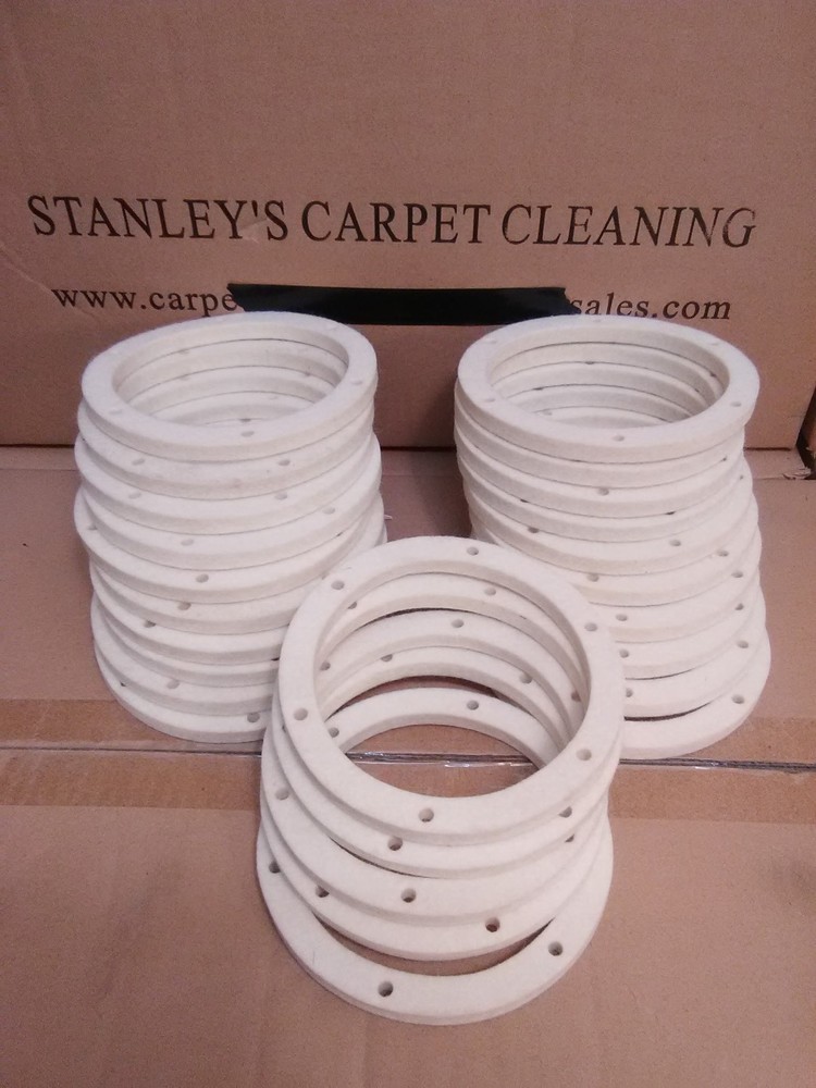 25 rotovac and mytee felt seal gaskets carpet cleaning 4 1/2 inches wide