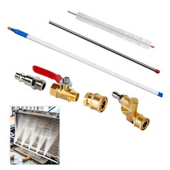 Portable Radiator Cleaning Wand 4500 PSI Radiator with 5 Spray Nozzles 100cm/39″