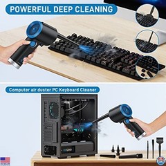 ATEngeus Cordless Air Duster – Powerful Electric Blower for Keyboards, 6000mAh