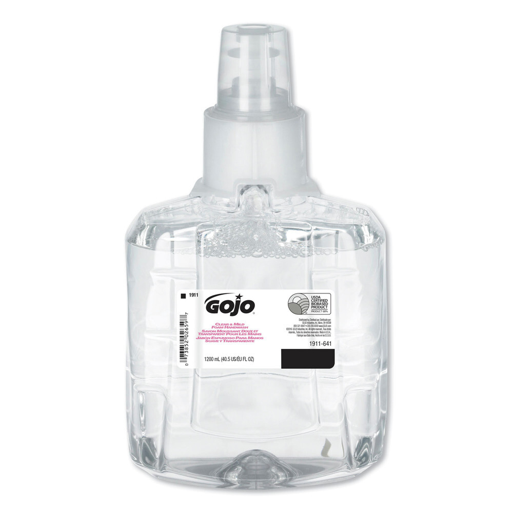 GOJO 191102CT Clear & Mild 1200 ml Foam Handwash Refill for LTX-12 (2/CT) New
