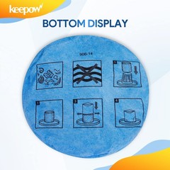 KEEPOW VRC2 Cloth Filter Compatible with Vacmaster 1.5 to 3.2 Gallon 2 Pack