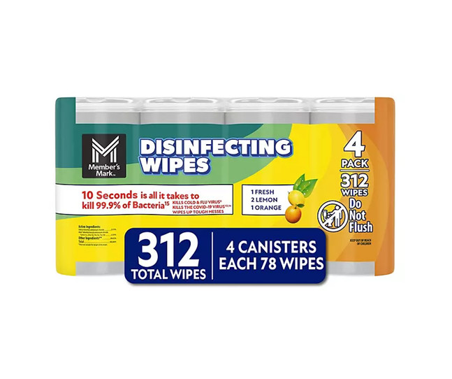 Member’s Mark Disinfecting Wipes, Variety Pack, 4 pk., 312 ct. FREE shipping