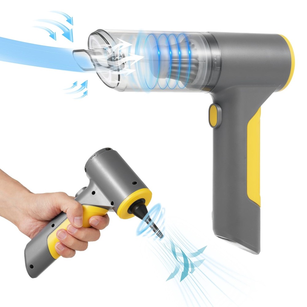 Lepmerk 4 In 1 Wireless Handheld Vacuum Cleaner 13000Pa Super Suction 6000Mah