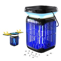 Zeno Solar Bug Zapper Outdoor Indoor Mosquito Zapper Dual Folding Solar Panels