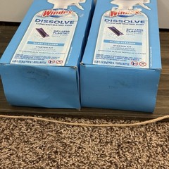 NEW (2) Windex Dissolve Glass Cleaner Concentrated Pod Starter Kit