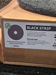 (QTY 5) Americo 400120 Stripping Pads Circular Disc , 20″ Diameter Black