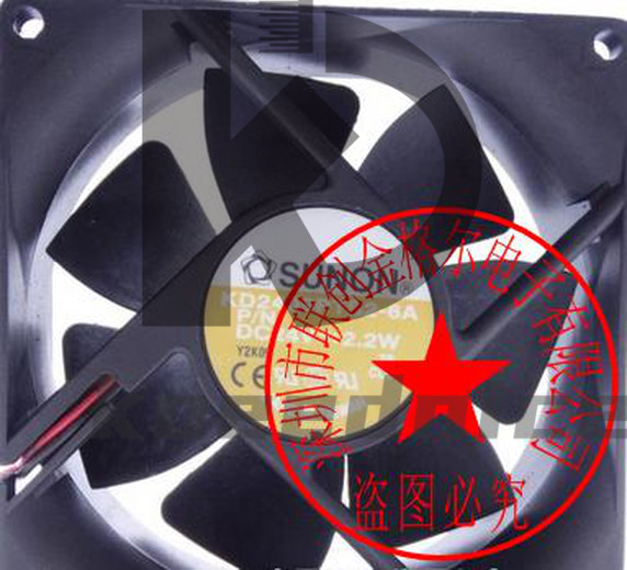 1pc new fan freeship KD2409PTS2-6 KD2409PTB2-6 DC24V 2.9W SUNON 92*92*25