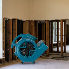 XPOWER P-600A Commercial 3 Speed Air Mover 1/3 HP 2400 CFM Carpet Dryer Blower