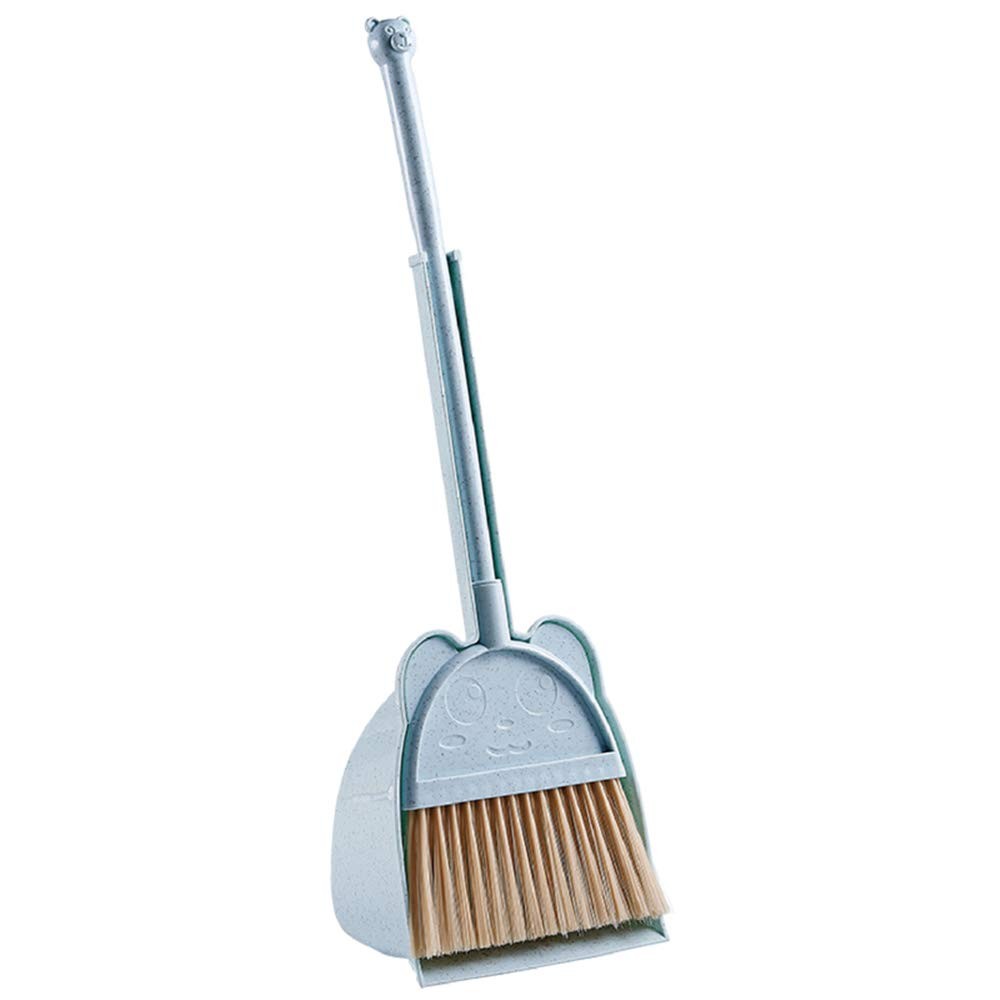 MAYEV Mini Broom with Dustpan for Kids,Little 1 Count (Pack of 1), Blue