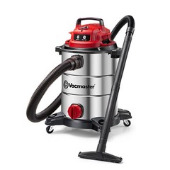 Vacmaster VOC812SF 1101 8-Gallon Premium Stainless Steel Wet/Dry Vacuum, Red Edi