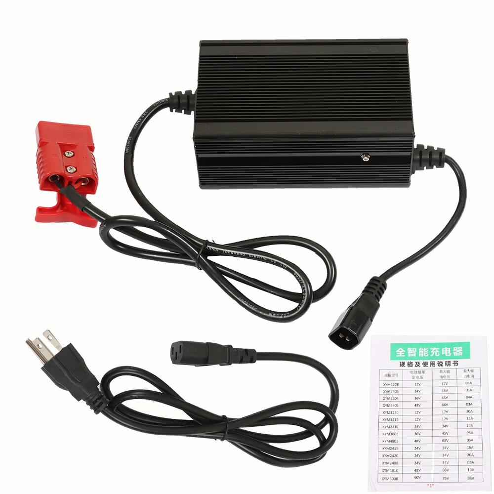 Floor Scrubber Pallet Jack Battery Charger 24V with SB120 120A RED Connector New