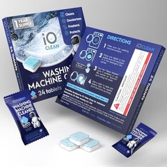 Washing Machine Cleaner and Descaler Tablets 24 Pcs – 24 Count (Pack of 1)