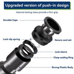 10 Pack 1/4″ Drip Universal 1/4 inch tubing, Coupling Connectors