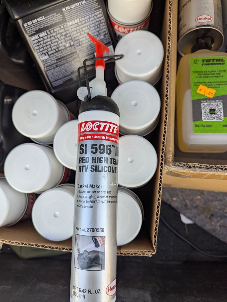 Henkel Loctite 2700556 SI 596RD Silicone Rtv HI Temp Redsuperflex 190ML NEW