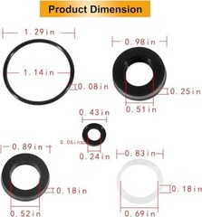 34262 Seals Rebuild Kit Fits Cat Pump 66DX 6DX Pressure Washer Pump 6DX35G1I