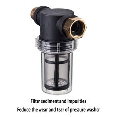 JOEJET Garden Hose Filter, Sediment Filter Attachment for Pressure Washer…