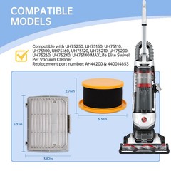 Replacement Filters Compatible with Hoover MAXLife Elite Swivel Vacuum 2 Pack