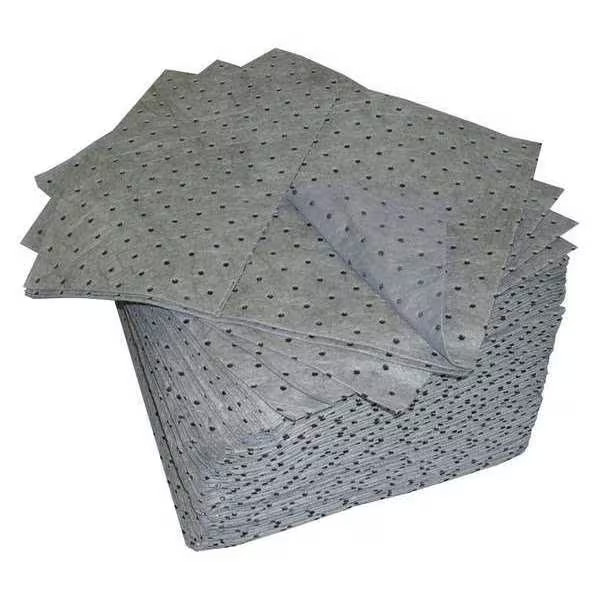 Oil-Dri Sorbent Pad, 23 gal, 15 in x 19 in, , Gray, Polypropylene L90530 Oil-Dri