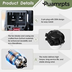 Rear AC Heater Blower Motor Compatible with Acura and Honda Vehicles – MDX 20…