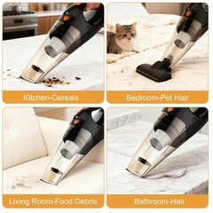 4Pcs Replacement Filters for VL188 VL189 Cordless Robot Vacuum Cleaners, Wash…