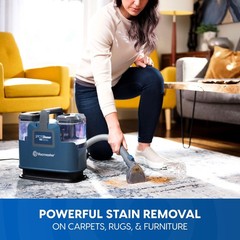 Vacmaster SCB301 400 Series Portable Carpet & Cleaner, Blue