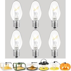Jahy2Tech Original 6 Pcs Flea Trap Replacement Light Bulbs, Special for Brown
