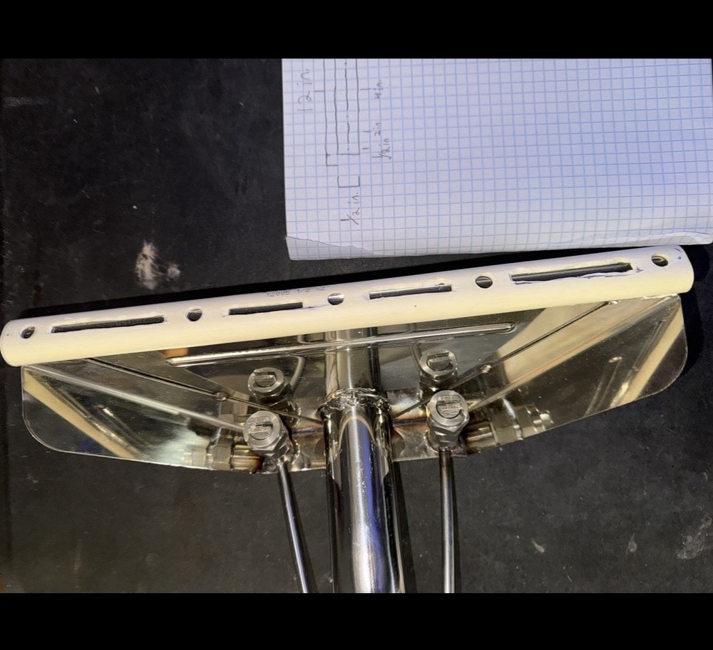 CPVC Carpet Wand Glide – Homemade, 1/2in CPVC, Hand Cut. READ FULL DESCRIPTION