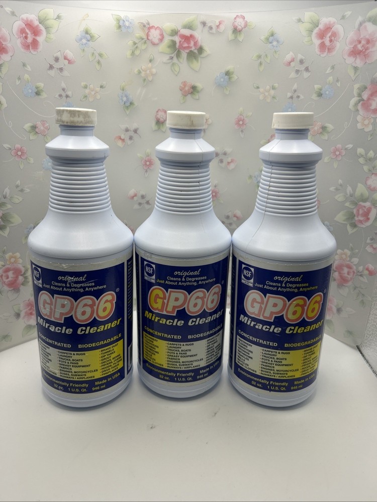 GP66 Miracle Cleaner / Degreaser 32oz. – NEW 3 Bottles