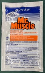 Drackett Fryer Boil-Out Cleaner Packets 2 oz New Mr Muscles