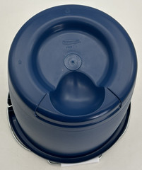 (6 PK) NEW Rubbermaid Commercial 15 Qt 14.2″ L Roughneck Blue Bucket Pour Spout
