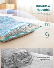 Vacuum Storage Bags, Rechargeable Portable Electric Pump, Space Saver Vacuum