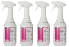 4 Pack, Metrex Cavicide Surface Disinfectant Cleaner Spray Bottle, 24oz #13-1024