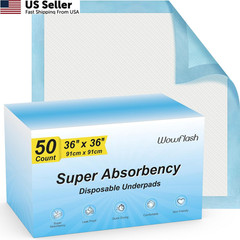 50 Count 36″ x Super Absorbency Disposable 50 x 36″, Blue