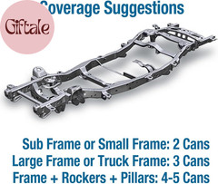 Internal Frame Coating Aerosol | Internal Chassis Frame Rust Remover | Rust Conv