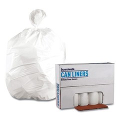 Boardwalk Waste Can Liners, 45 gal, 0.6 mil, 40″ x 46″, 25 Bags/Roll, 4 Rolls/CT