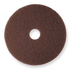 3M 7100 Stripping Pad, 13 In, Brown, Pk5
