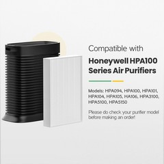 HPA100 HEPA Filter Replacement HRF-ARVP100 for Honeywell HPA100 Series Air Pu…