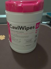 Metrex CaviWipes 2.0 Towelettes Disinfecting Wipes Regular 160 XL Wipes Canister