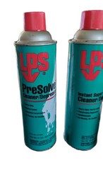 Lps Cleaner/Degreaser 4pk 1-15oz, 1-20oz, 2-4oz USED, INCLUDES HALF BOTTLES
